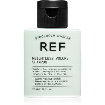 REF Weightless Volume šampón pre jemné vlasy bez objemu pre objem od korienkov 60 ml