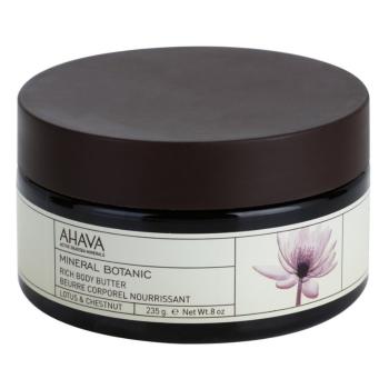 AHAVA Mineral Botanic Lotus & Chestnut vyživujúce telové maslo 235 g