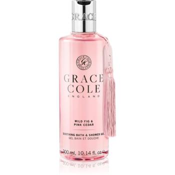 Grace Cole Wild Fig & Pink Cedar upokojujúci kúpeľový a sprchový gél 300 ml