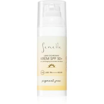Senelle Cosmetics Light Protective Pigment Free ľahký ochranný krém na tvár SPF 50+ 50 ml