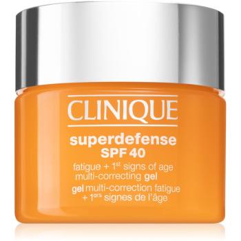 Clinique Superdefense™ SPF 40 Fatigue + 1st Signs of Age Multi Correcting Gel krém proti prvým známkam starnutia pre všetky typy pleti SPF 40 50 ml