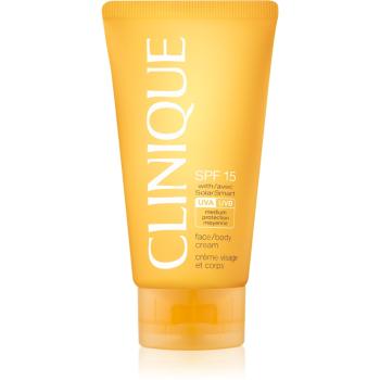Clinique Sun SPF 15 Face/Body Cream krém na opaľovanie SPF 15 150 ml